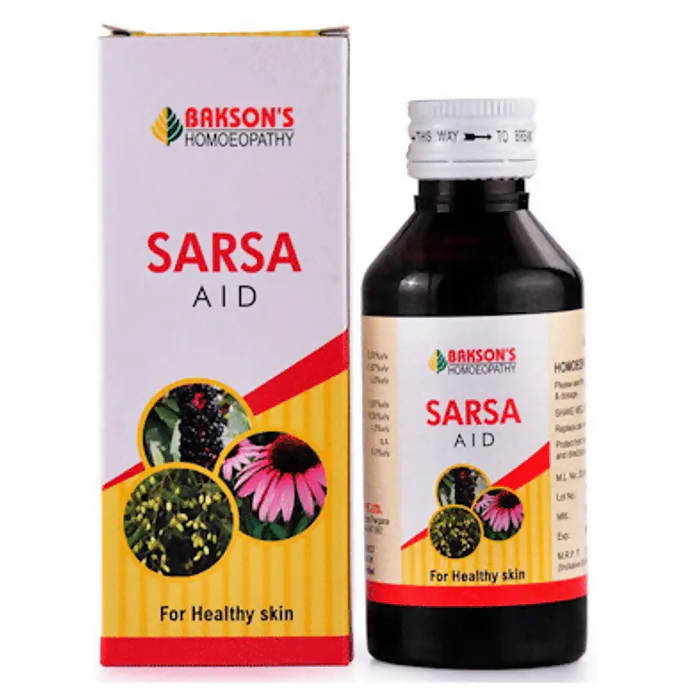 Bakson's Homeopathy Sarsa Aid Syrup 