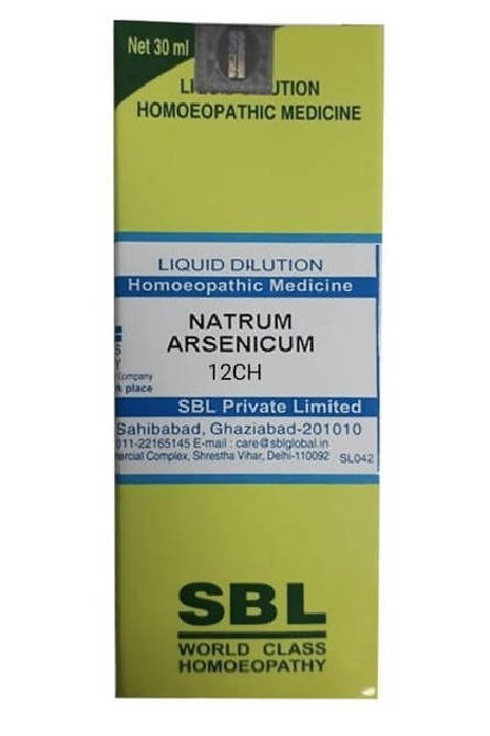 SBL Homeopathy Natrum Arsenicum Dilution 
