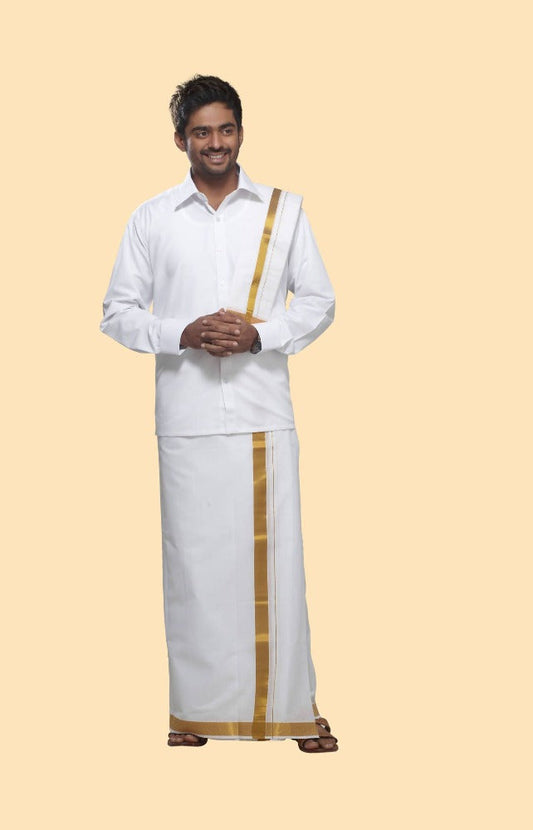 Rajavivaha Cotton White Color Shirt 