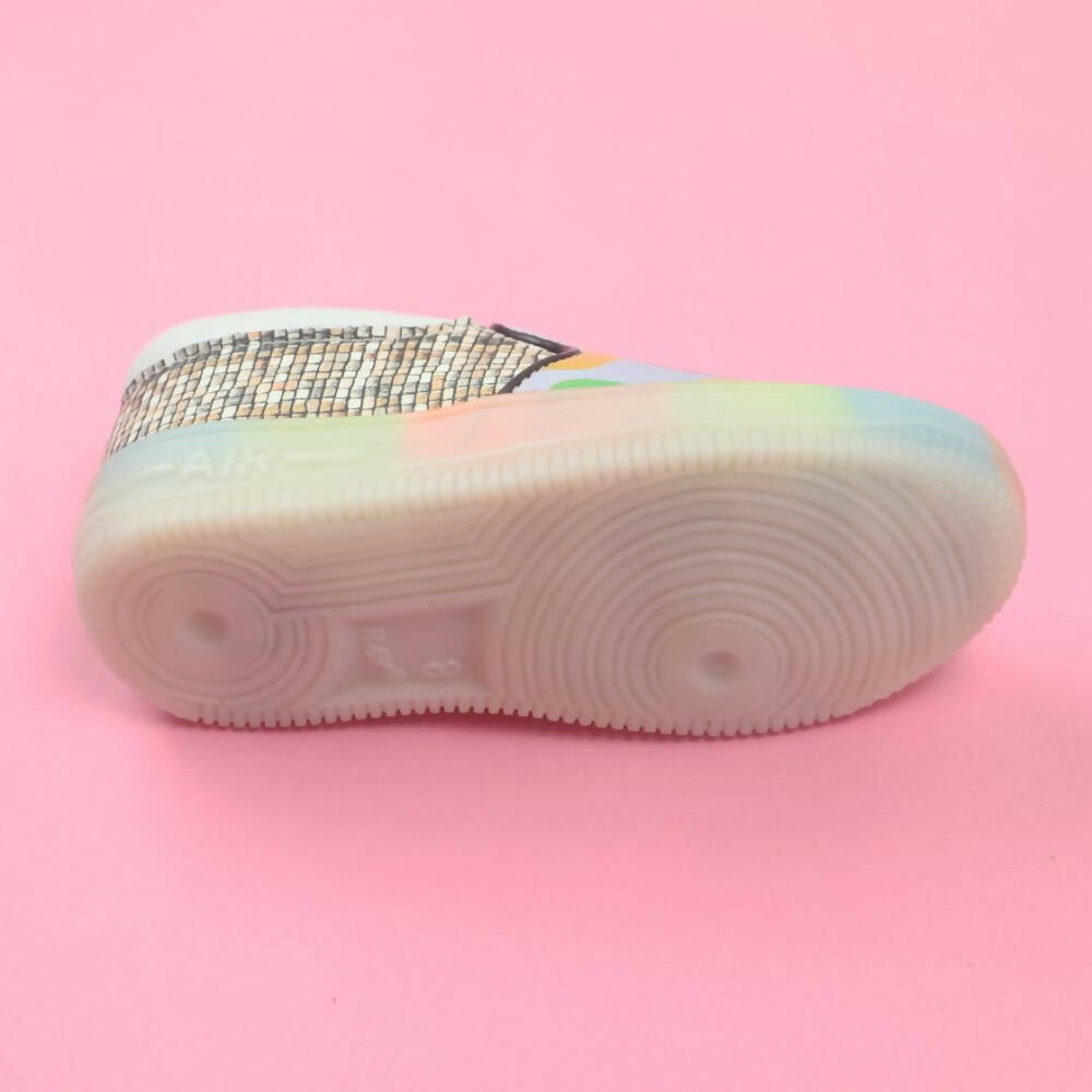 Tiny Bugs Unisex Colorblock Slip Ons Sneakers - Whithe  Grab2Buy Tiny Bugs Grab2Buy