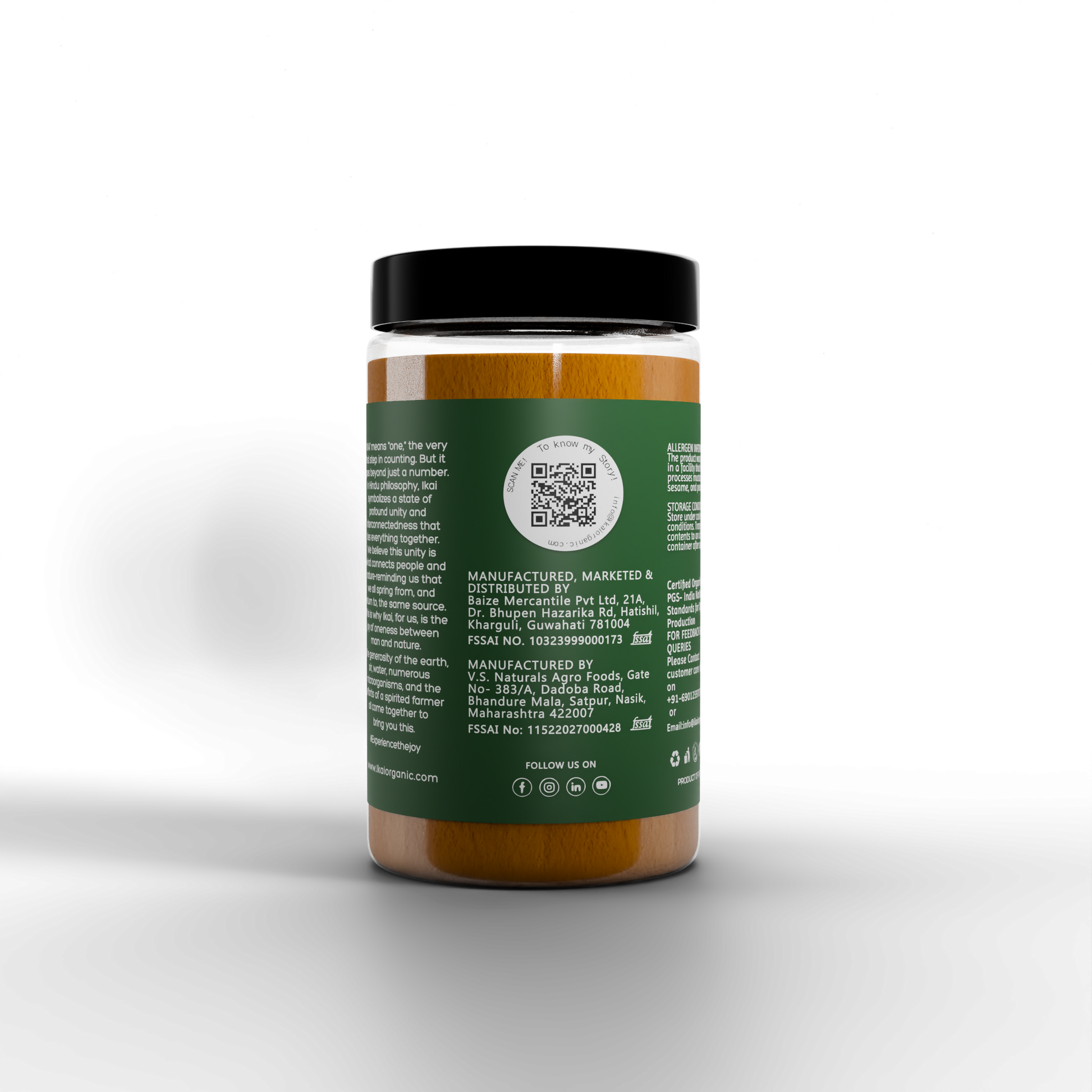 5 - Organic Turmeric Powder - 100g