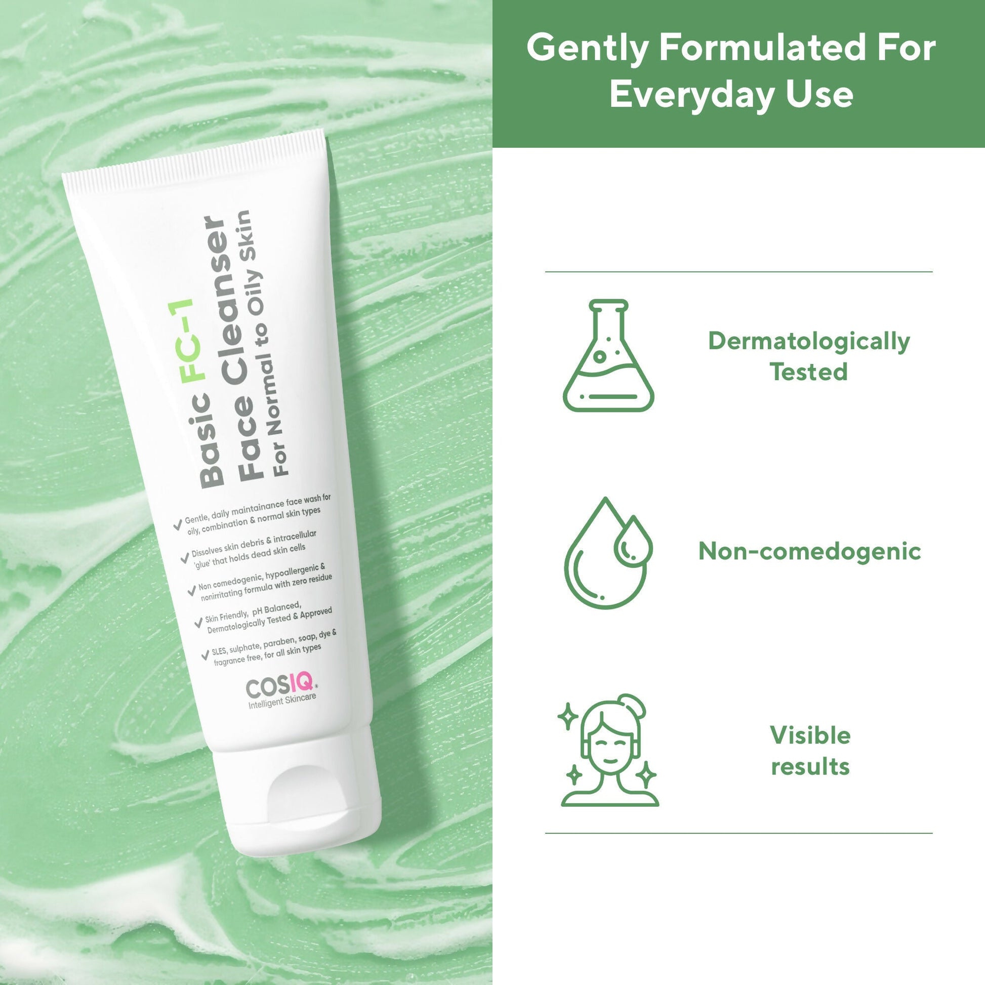 Cos-IQ FC-1 Face Cleanser for Oily Skin