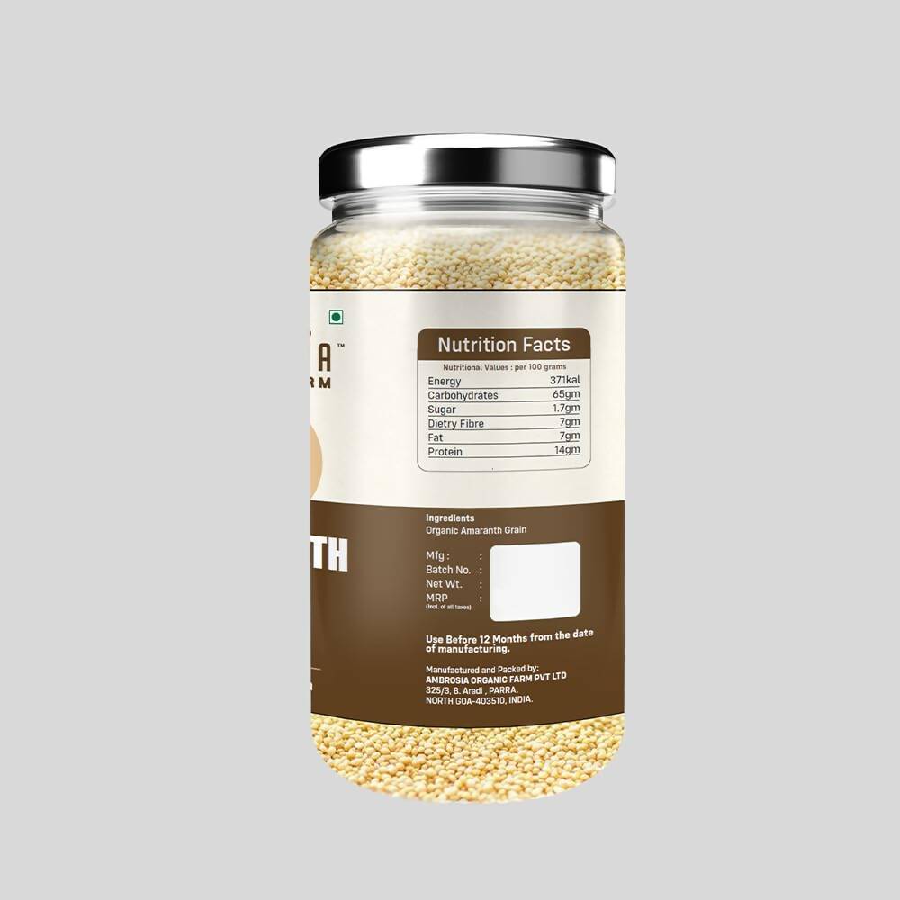 Ambrosia Organic Farm Amaranth Grains  Grab2Buy Ambrosia Organic Farm Grab2Buy