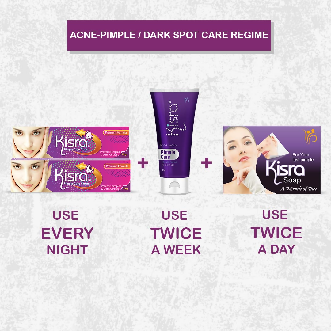 Kisra Ultimate Anti Acne - Pimple & Dark Spot Care Kit