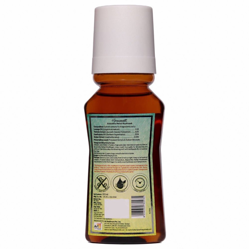 Amarantha Ayurvedic Herbal Mouthwash 