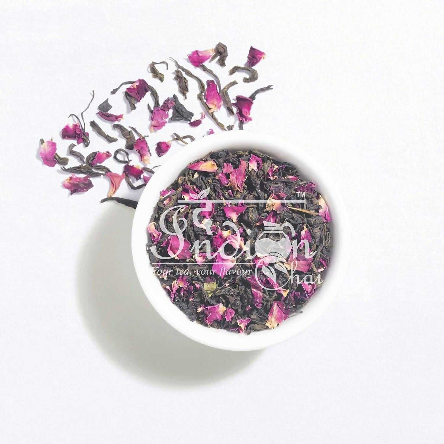 The Indian Chai - Rose Green Tea 