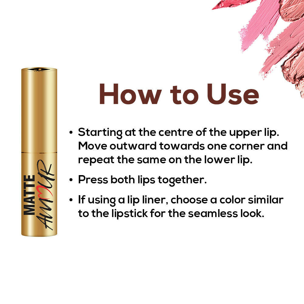 Jaquline USA Matte Amour Matte Lipstick - Infatuation 01