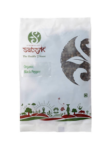Siddhagiri's Satvyk Organic Black Pepper (Kali Mirch) 