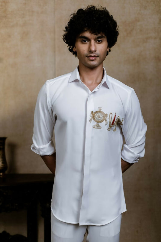 British White Kanaka Murti Shirt By Hilo Design 