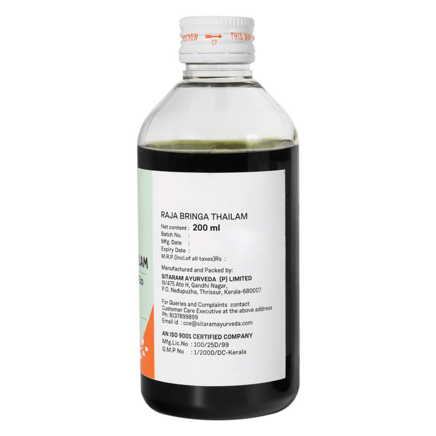 Sitaram Ayurveda Raja Bringa Thailam 