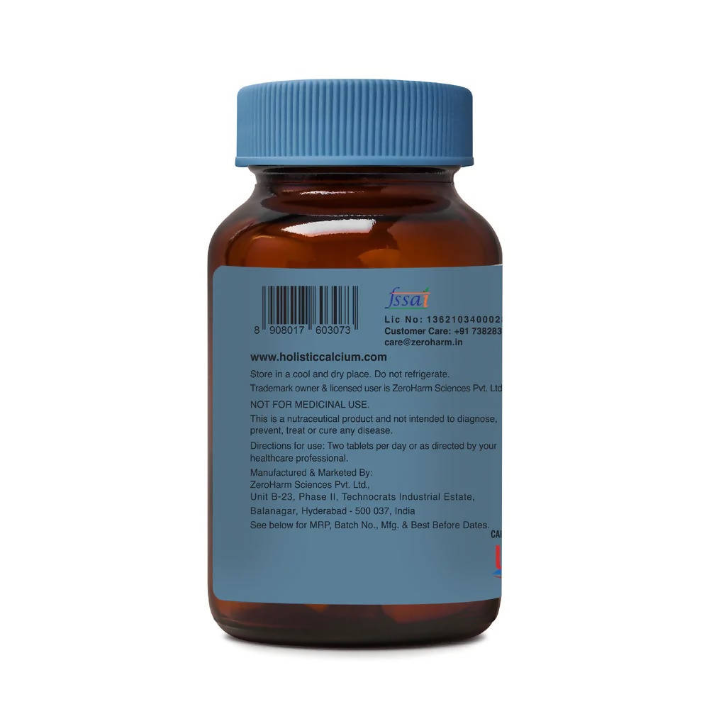 Zeroharm Holistic Calcium + Curcumin Tablets 