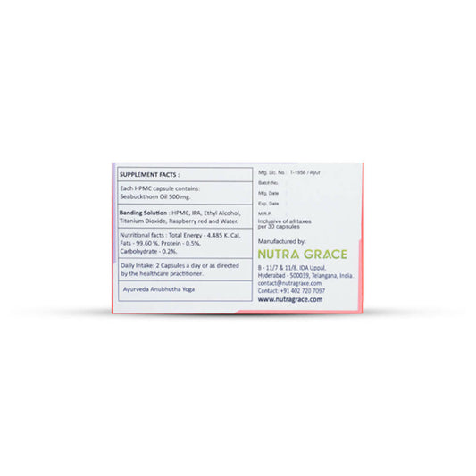 Nutra Grace Sea Buckthorn Oil (SBT) Capsules - Grab2buy