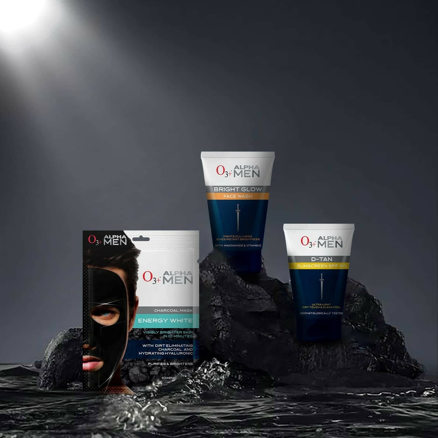 Professional O3+ Alpha Men Bright Glow Face Wash - Distacart