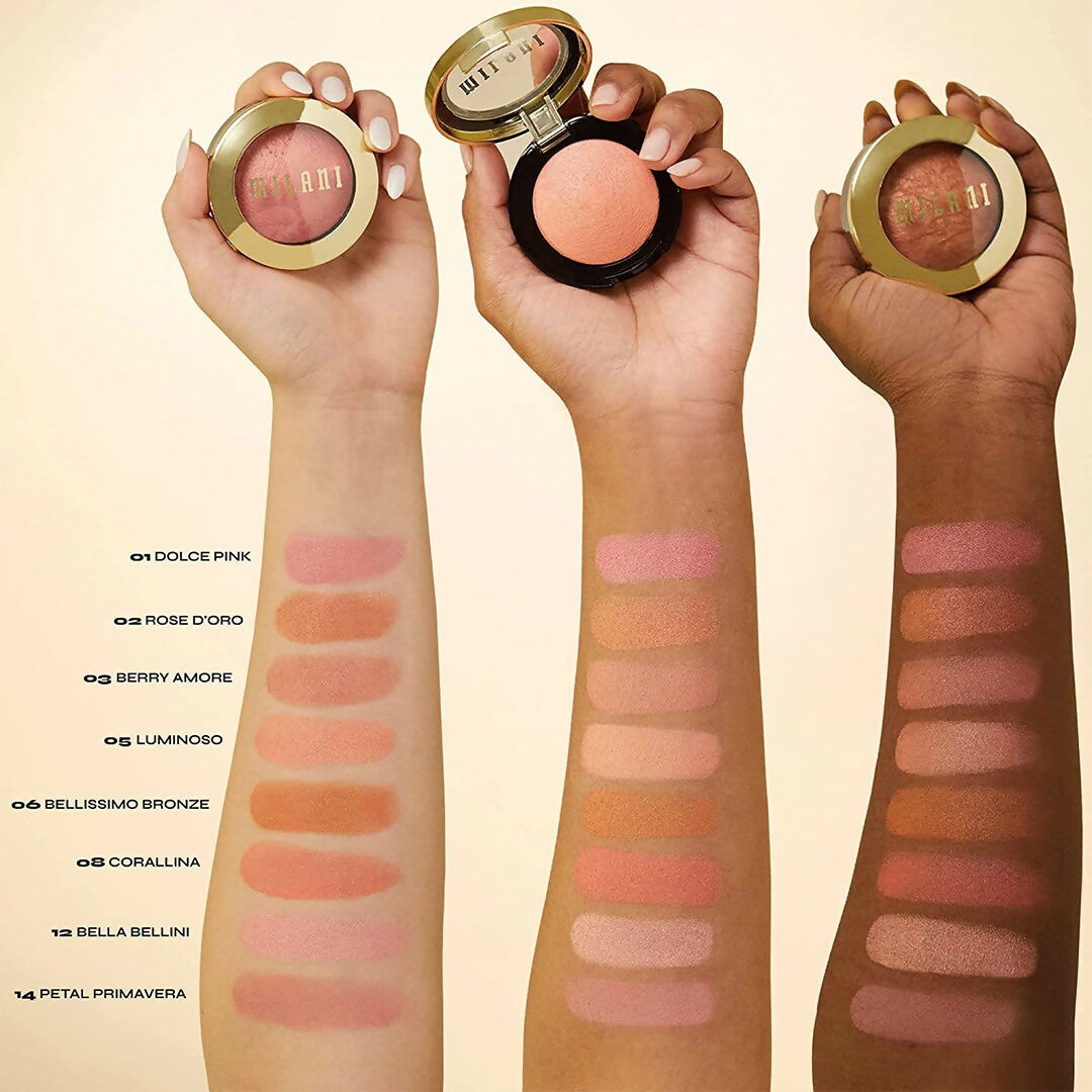 Milani Baked Blush - 01 Dolce Pink | Swadesiicart