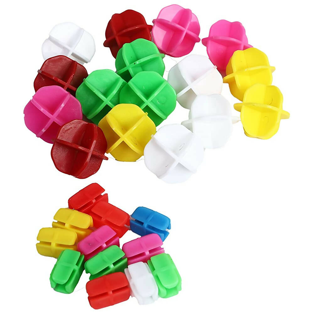Kipa Educational 200 Snowflakes Toy Pieces Building Blocks Toys for Kids Education Blocks Learning Puzzle Toys-Multi Color