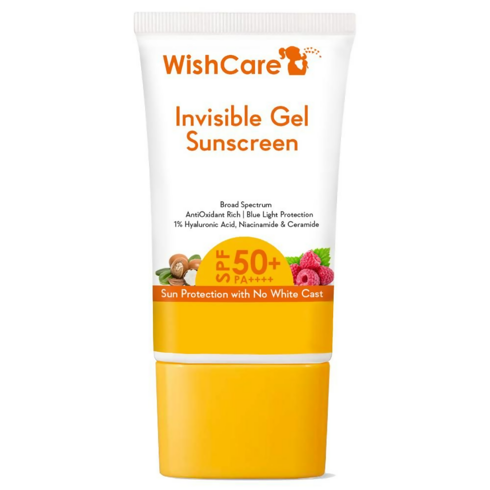 WishCare Invisible Gel SPF50 Ceramide Sunscreen - PA++++  Grab2Buy Wishcare Grab2Buy