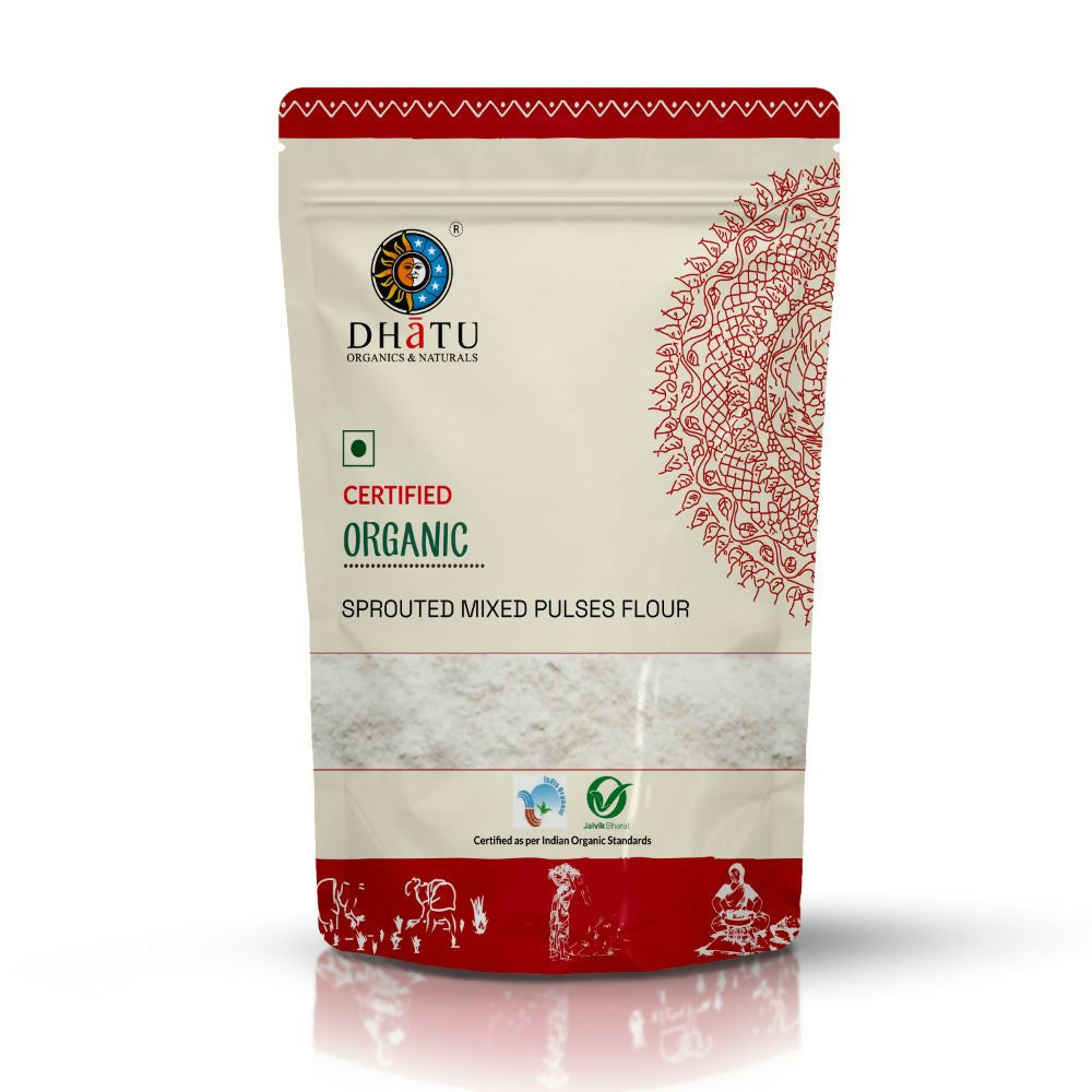 Dhatu Organics & Naturals Organic Sprouted Mixed Pulse Flour 