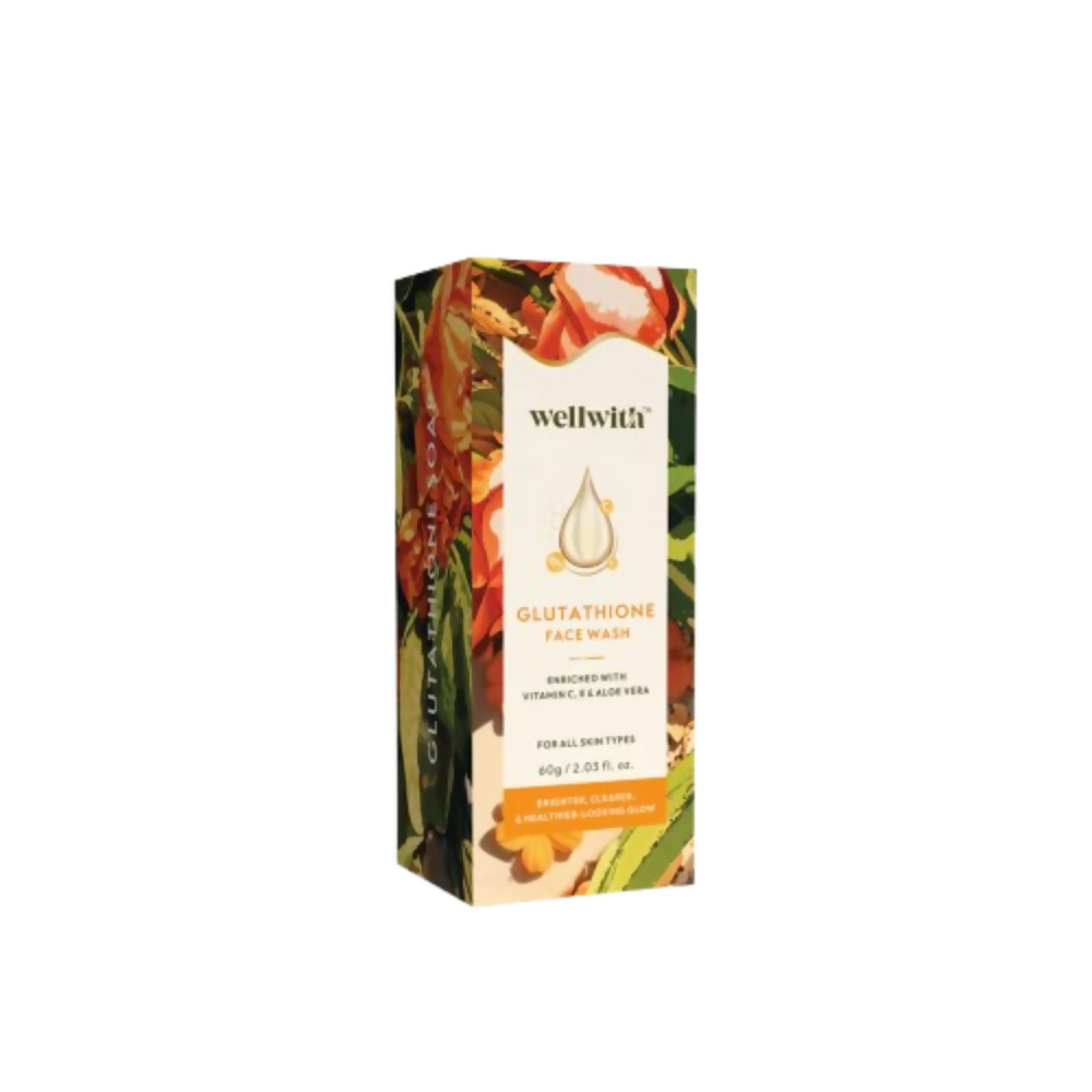 Wellwith Glutathione Face Wash  Grab2Buy Wellwith Grab2Buy