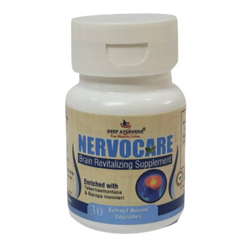 Deep Ayurveda Nervocare 500mg Veg Capsules - Grab2buy