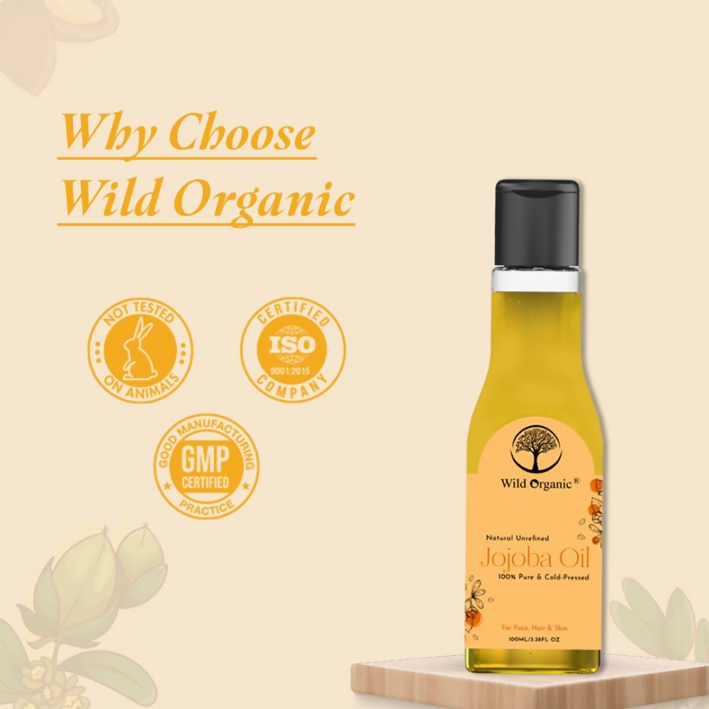 Wild Organic Cold Pressed Unrefined Jojoba Oil  Grab2Buy Wild Organic Grab2Buy
