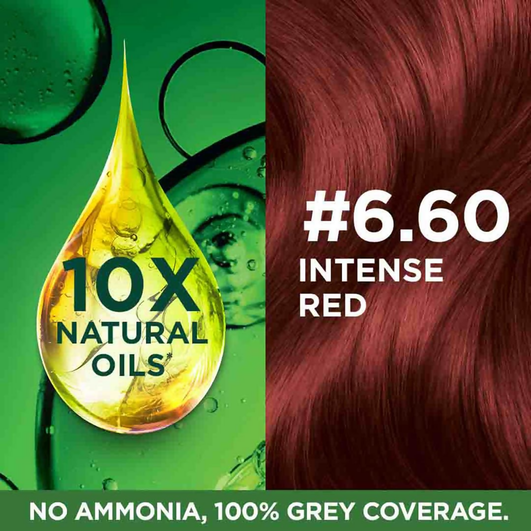 Garnier Color Naturals Creme Riche Hair Color - Shade 6.60 Intense Red 