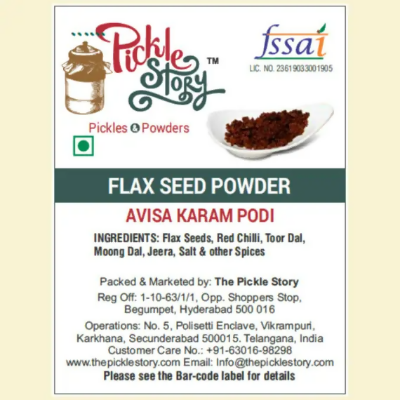 The Pickle Story Flax Seed Powder 