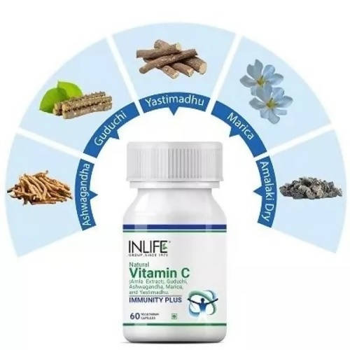 Inlife Natural Vitamin C (Amla) Capsules 