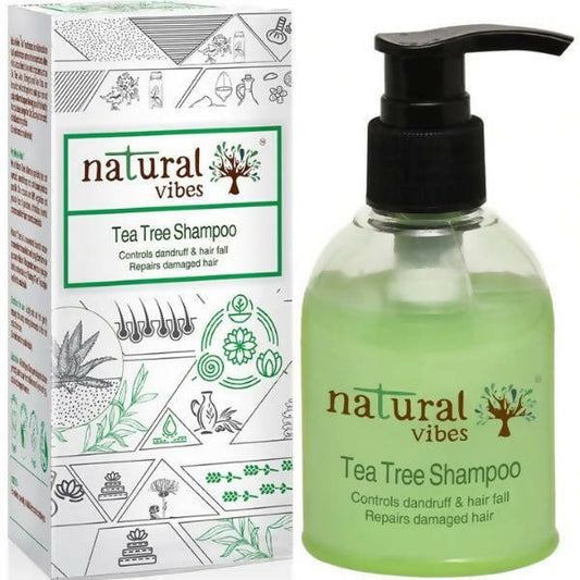 Natural Vibes Ayurvedic Tea Tree Shampoo