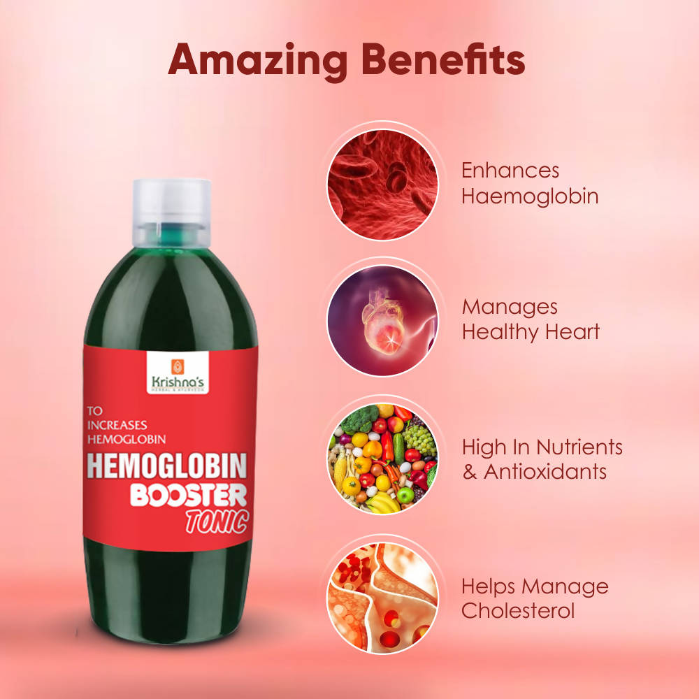 Krishna's Herbal & Ayurveda Hemoglobin Booster Tonic 