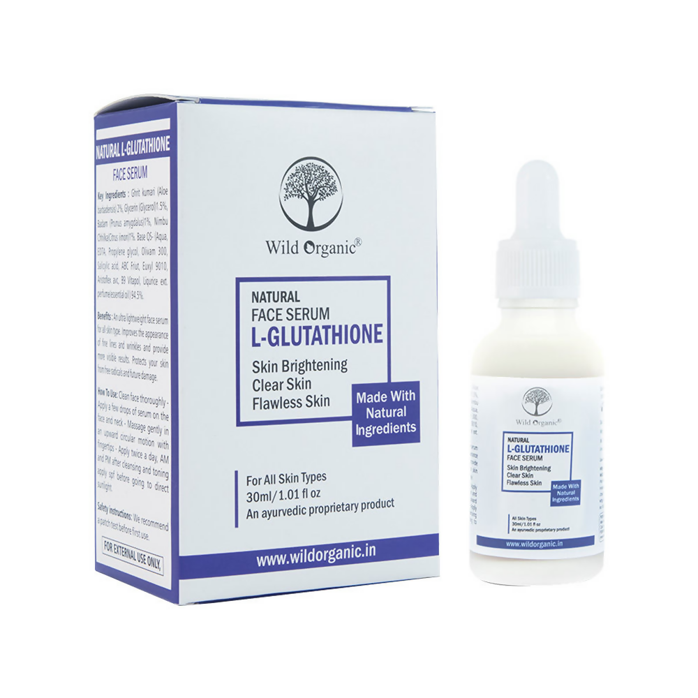 Wild Organic Natural Face Serum L- Glutathione  Grab2Buy Wild Organic Grab2Buy