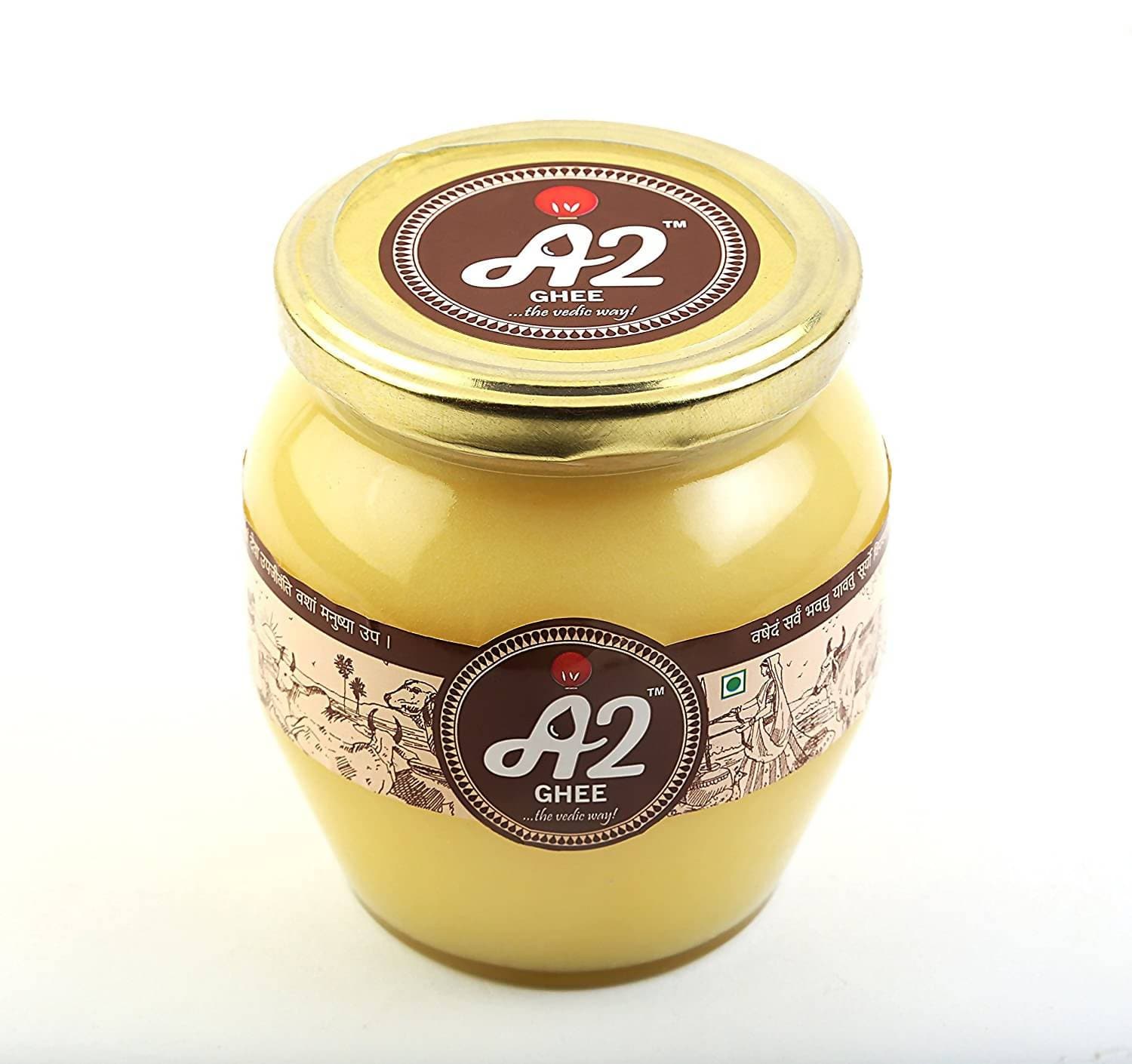 Isha Vasyam A2 Desi Ghee - Desi Gir Cow's Vedic Traditional Grassfed Ghee 