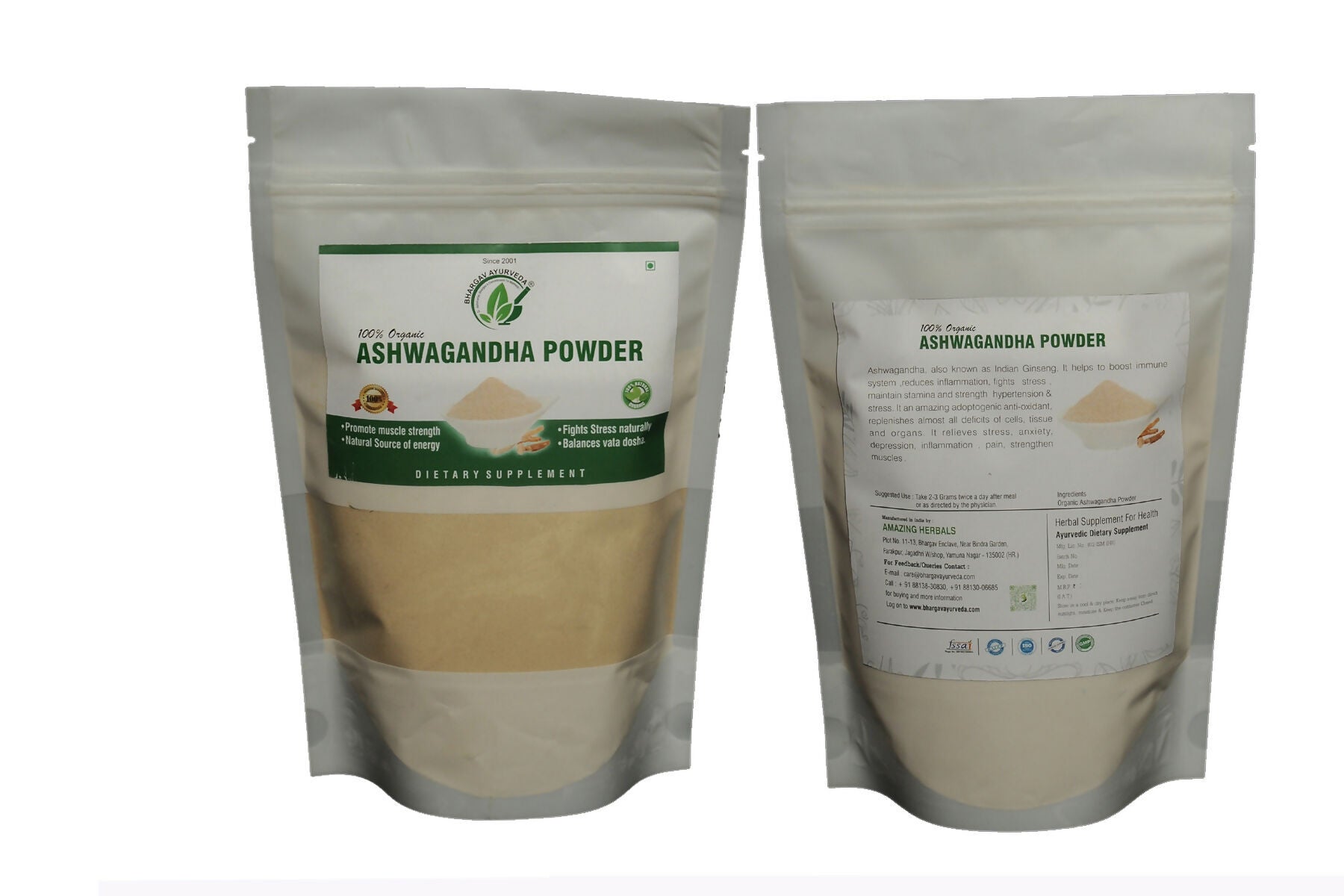 Dr.Bhargav’s Organic Ashwagandha Root Powder 