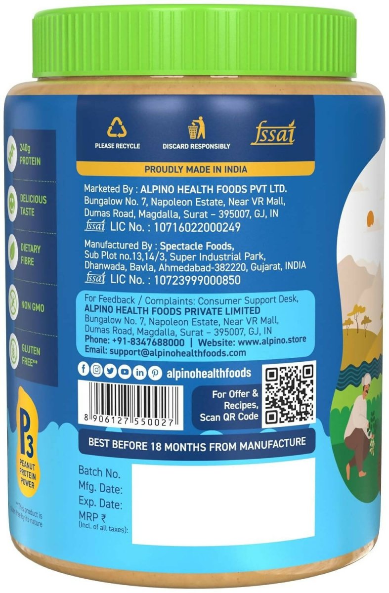 Alpino Classic Peanut Butter Smooth - Grab2buy