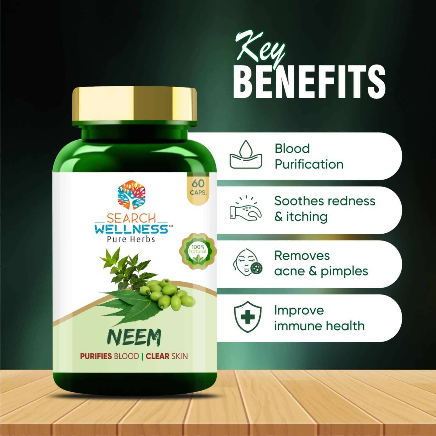 Search Wellness Neem Capsules - Grab2buy