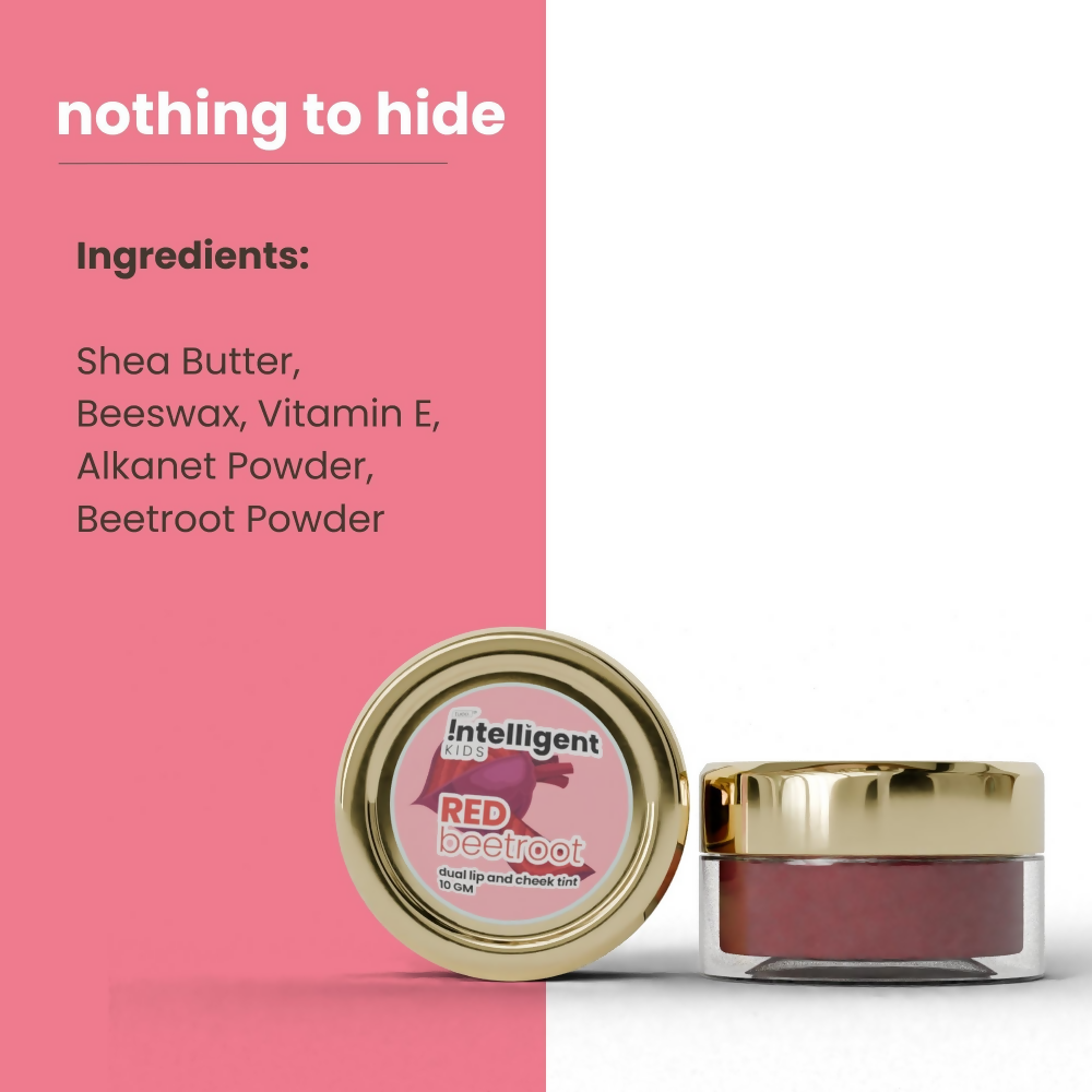 TuCo Intelligent Kids Lip & Cheek Tint For Natural Glow With Beetroot & Shea Butter  Grab2Buy TuCo Intelligent Kids Grab2Buy