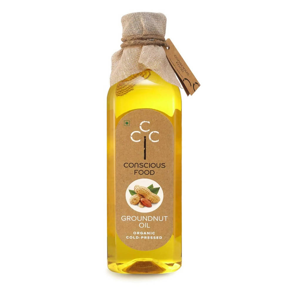 Conscious Food Organic Peanut/Groundnut Oil 