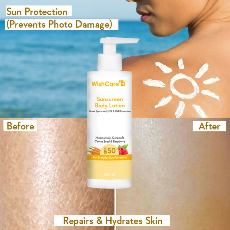 Wishcare Ceramide Sunscreen Kit - SPF 50 Broad Spectrum - PA+++ UVA & UVB Protection  Grab2Buy Wishcare Grab2Buy