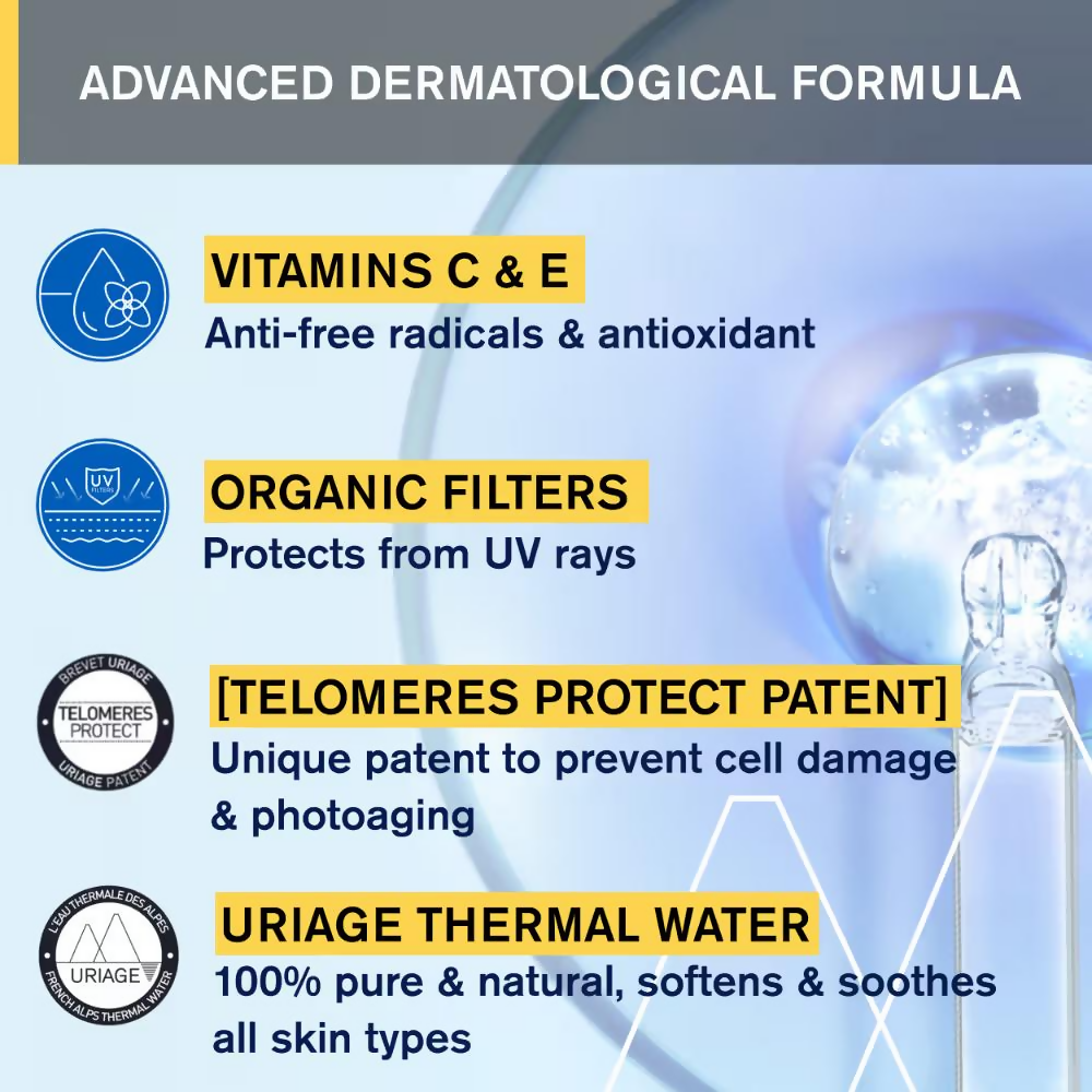 Uriage Bariesun Anti-Brown Spot Sunscreen SPF50+ Vitamin C&E  Grab2Buy Uriage Grab2Buy