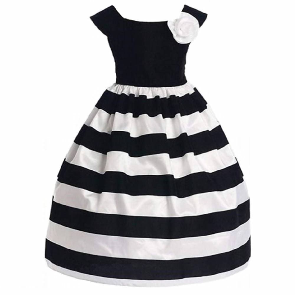 Asmaani Baby Girl's Multi- Coloured Satin A-Line Maxi Full Length Dress (AS-DRESS_22155) - Grab2buy