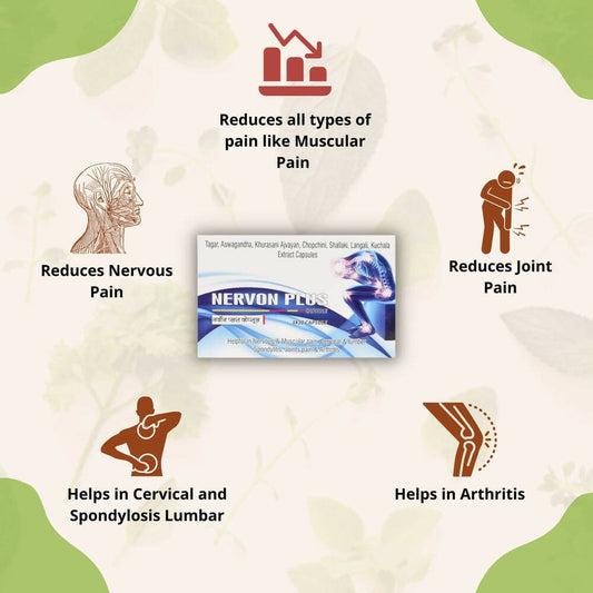 SN Herbals Nervon Plus Capsules - Grab2buy