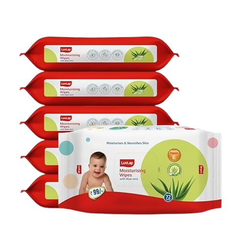 LuvLap Baby Wipes - Alovera Old