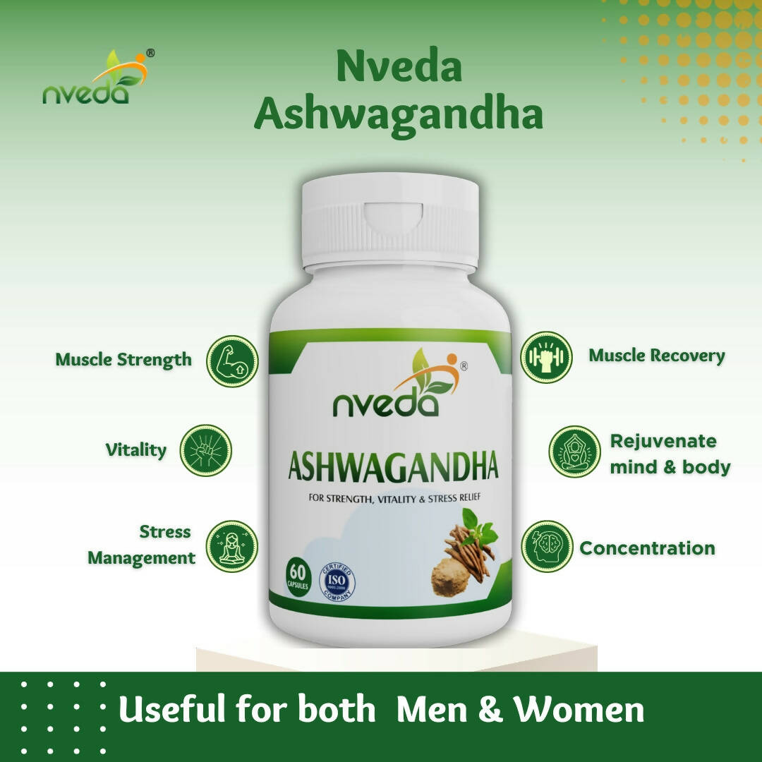 Nveda Ashwagandha Capsules - Grab2buy