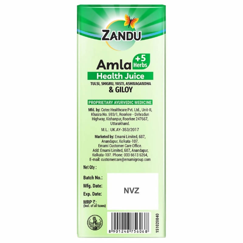 Zandu Amla + 5 Herbs Health Juice 