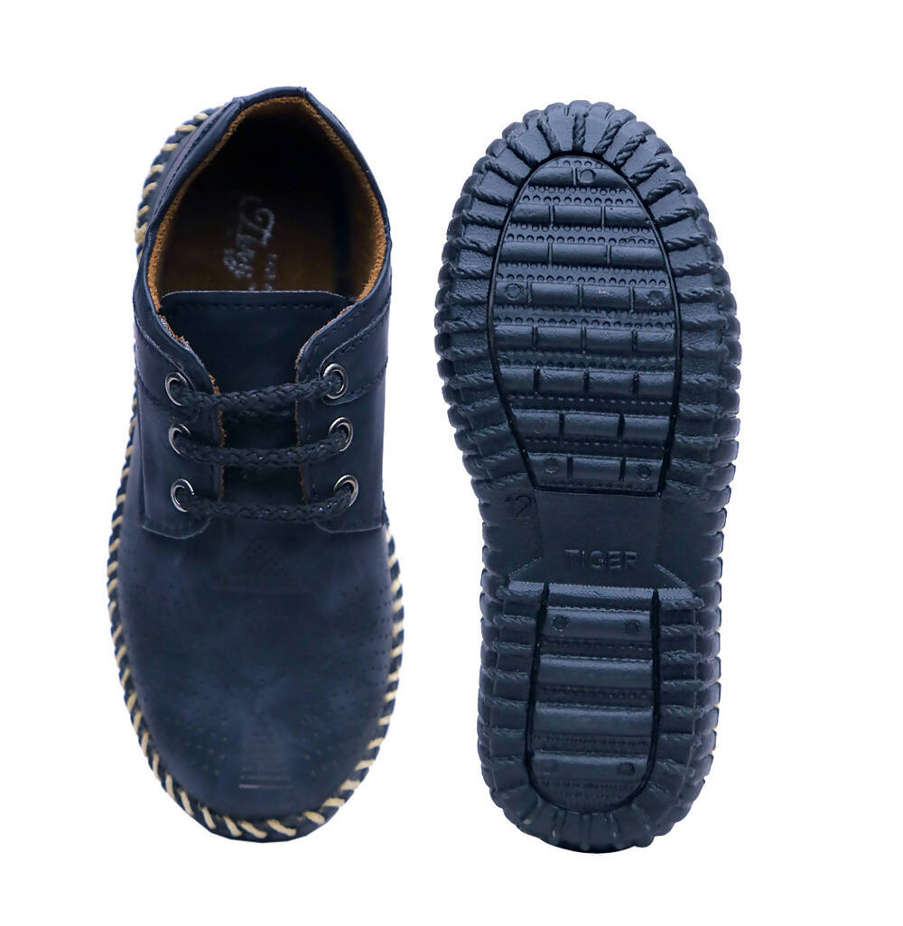 Tiny Bugs Boys Casual Lace Up Shoes - Black  Grab2Buy Tiny Bugs Grab2Buy