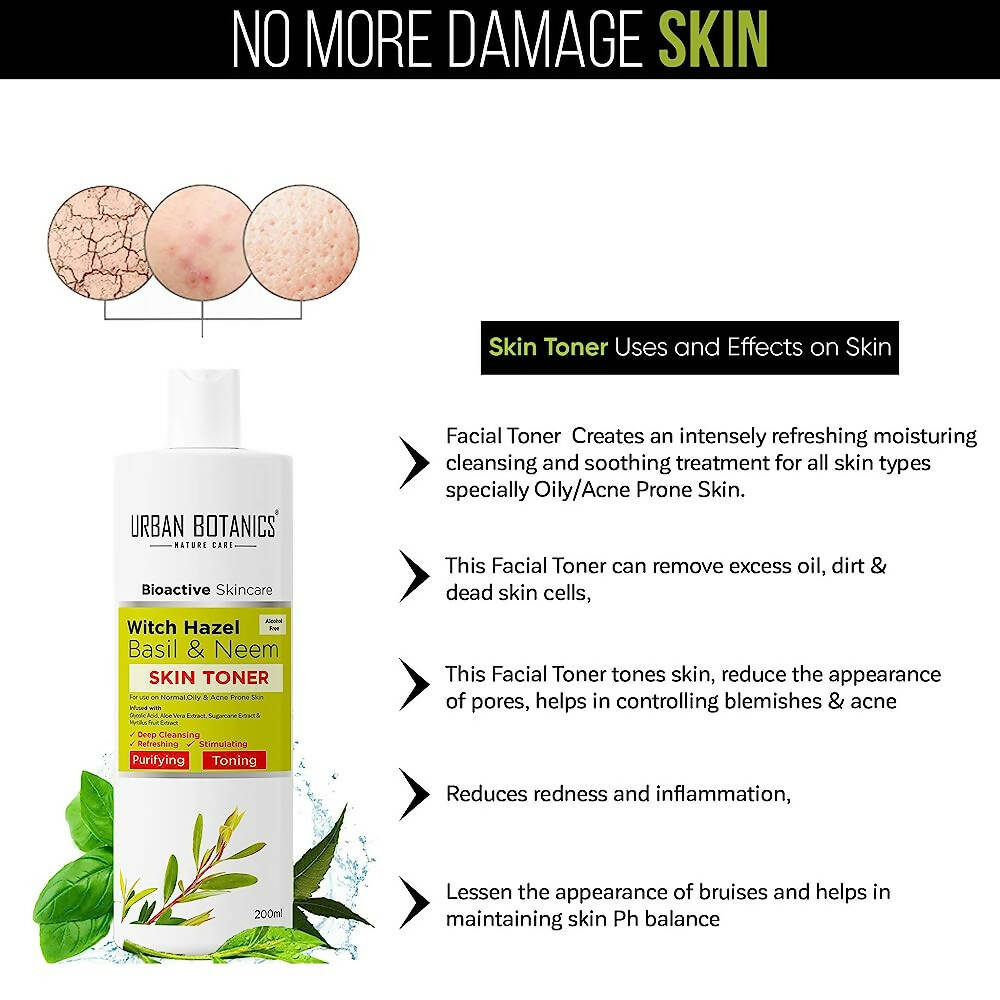 Urban Botanics Alcohol Free Skin Toner for Face  Grab2Buy Urban Botanics Grab2Buy