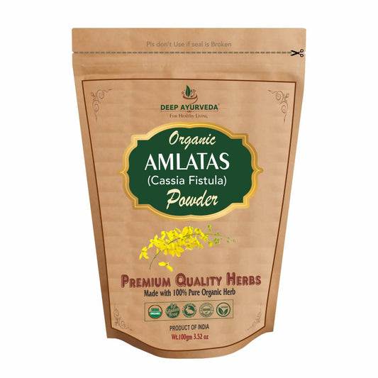 Deep Ayurveda Organic Amaltas Powder 