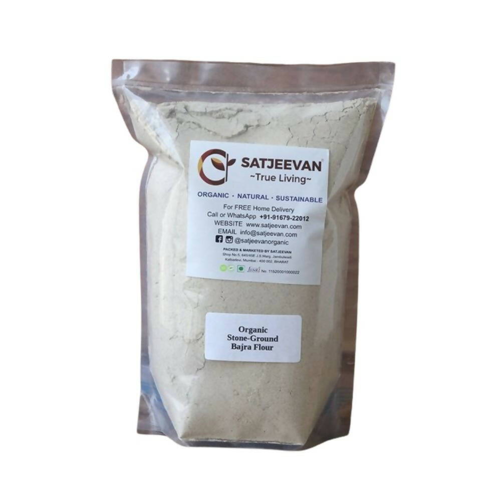 Satjeevan Organic Stone-Ground Bajra Flour 