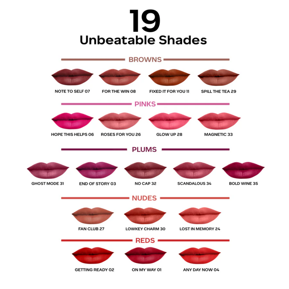 Faces Canada Comfy Matte Liquid Lipstick - Bold Wine 35