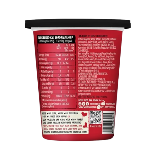 WickedGud Korean Cup Noodles Fiery 2X Spicy  Grab2Buy WickedGud Grab2Buy