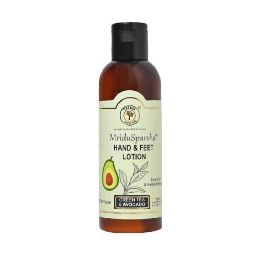 Tatvik Ayurveda Mridusparsha Hand & Feet Lotion (Green Tea & Avocado)  Grab2Buy Tatvik Ayurveda Grab2Buy